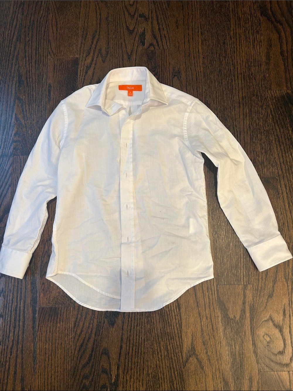 Tallia Boys White Dress Shirt - Button-Front Classic Collar